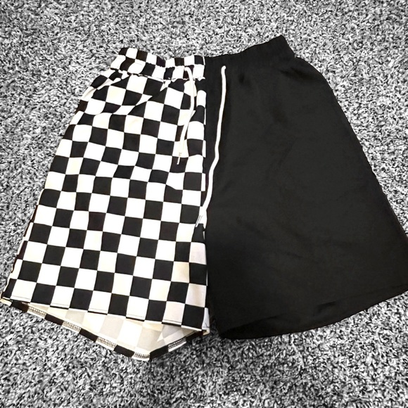 SHEIN Other - Black & White SHEIN “BLACK SWITCHES” Shorts